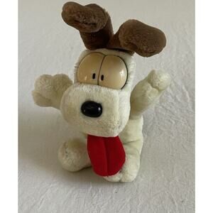 Garfield Odie Plush Dog Fine Toy 1978 Stuffed Animal Soft Tongue Out Ears Up